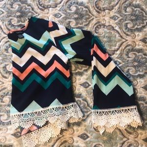 Pretty Chevron Top